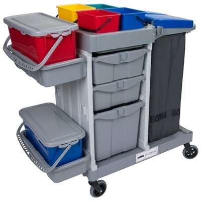 712306: SystemCar 1054 R Top-Down - met rubber wielen en lades